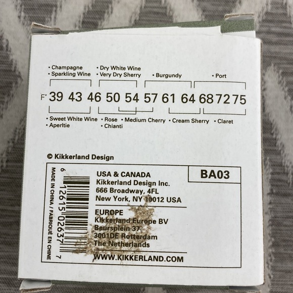 Kikkerland Wine Thermometer NWT NIB New - Picture 2 of 3